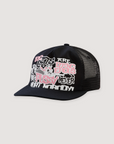 Pieces Big Cat Trucker Hat Black Pink