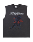 Basketcase Gallery Wildcat Cut Off Tee Vintage Black