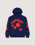 Sp5der Worldwide Beluga Sweatshirt Navy Red