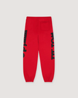 Sp5der Worldwide Beluga Sweatpants Red