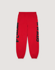 Sp5der Worldwide Beluga Sweatpants Red