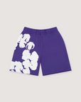 Denim Tears Biggie Cotton Wreath Sweatshorts Purple