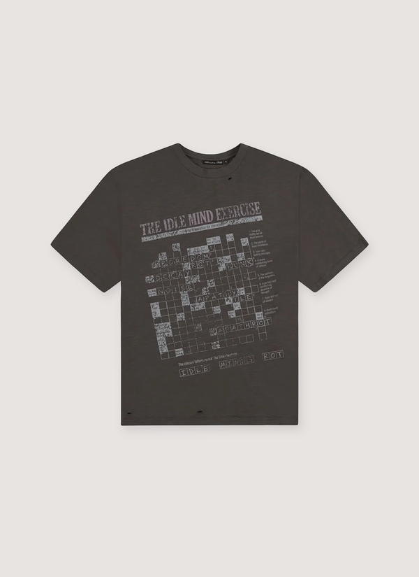 Boredom Kills Scramble Tee Vintage Black Scramble Tee Vintage Black - Authenticated T-shirts | Pieces Los Angeles