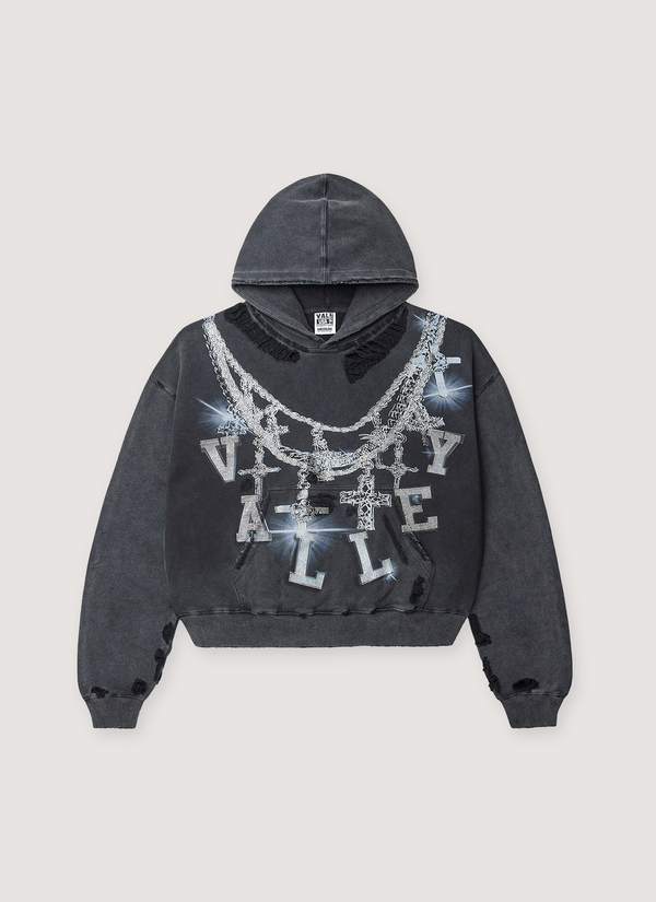Vale Forever Bling Big Chain Sweatshirt Black Bling Big Chain Sweatshirt Black - Authenticated Sweatshirts | Pieces Los Angeles