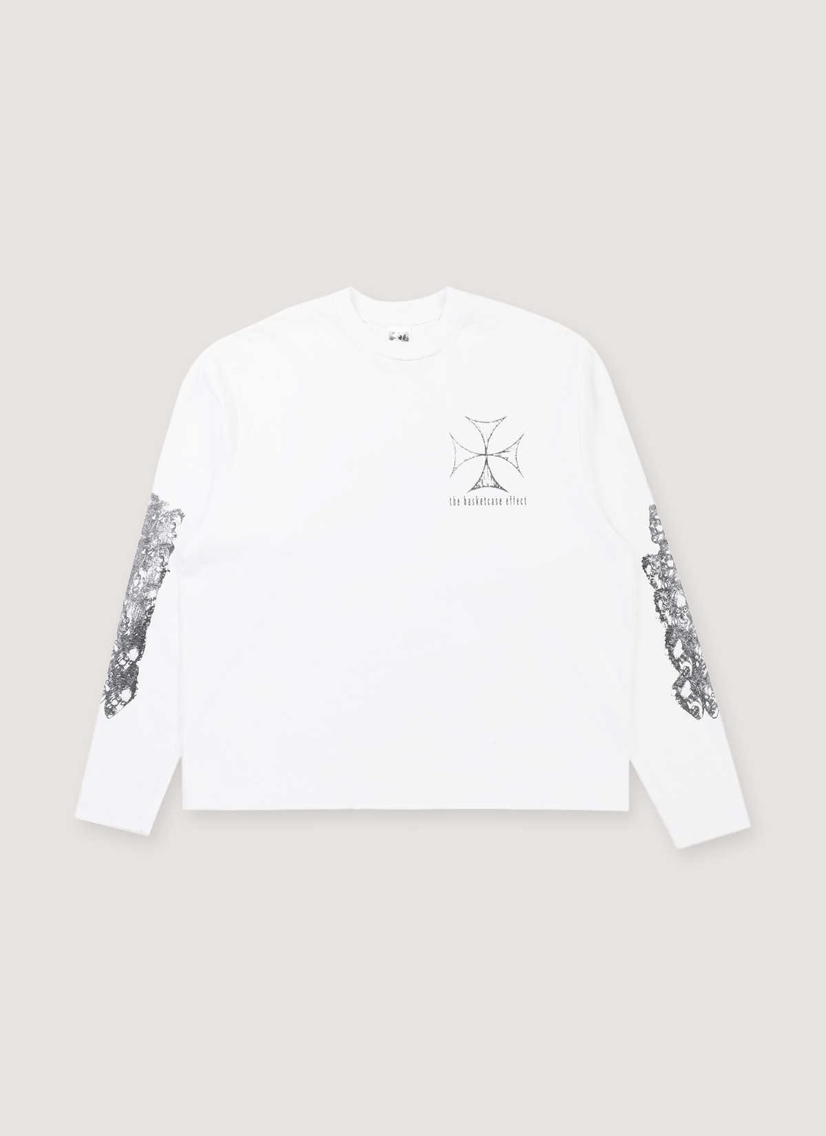 basketcase 長袖Tシャツ ホワイト　M Basketcase Gallery Bogey Longsleeve White – PIECES