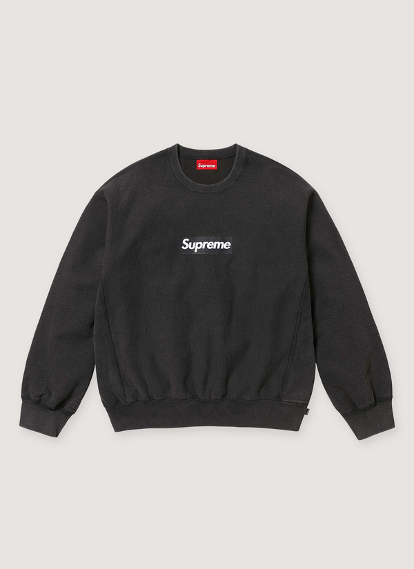 Supreme Washed Box Logo Crewneck Washed Box Logo Crewneck - Authenticated Sweaters | Pieces Los Angeles