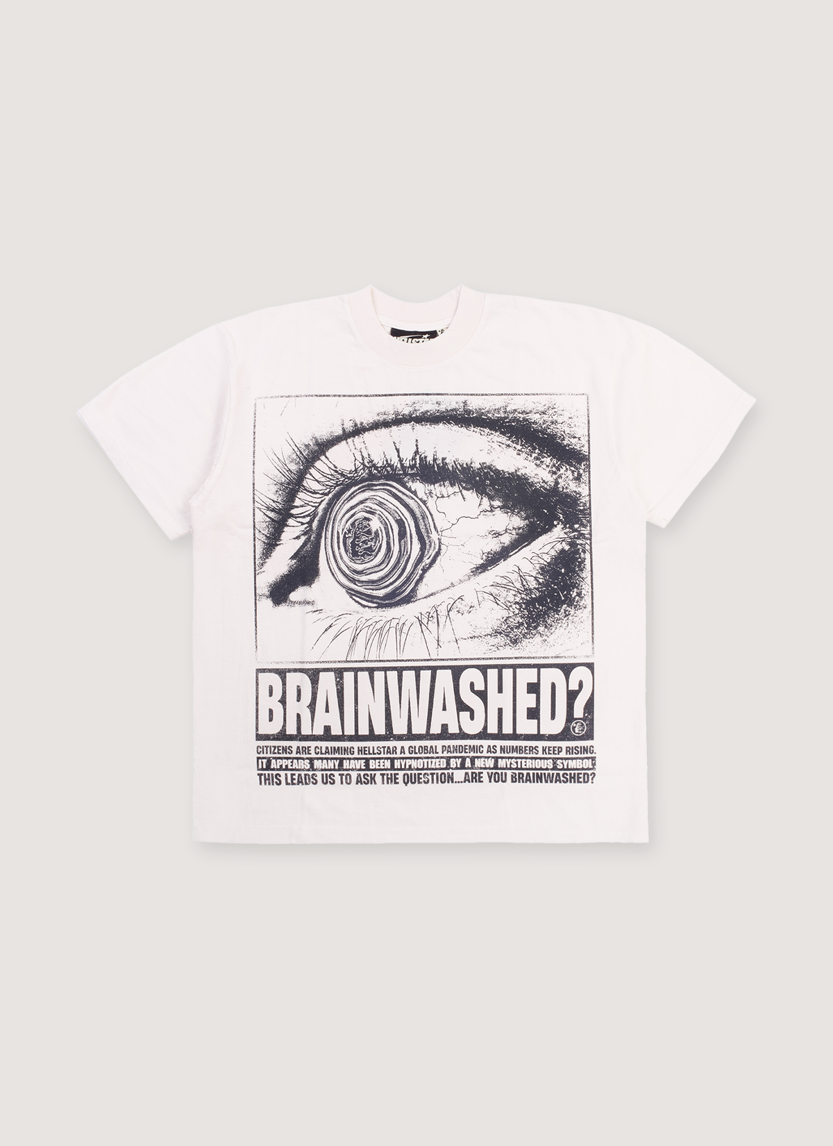 Hellstar Brainwash Tee White – PIECES