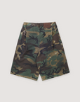 Pieces Back Pleat Shorts Dirty Camo