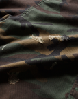 Pieces Back Pleat Shorts Dirty Camo