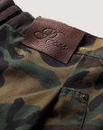Pieces Back Pleat Shorts Dirty Camo