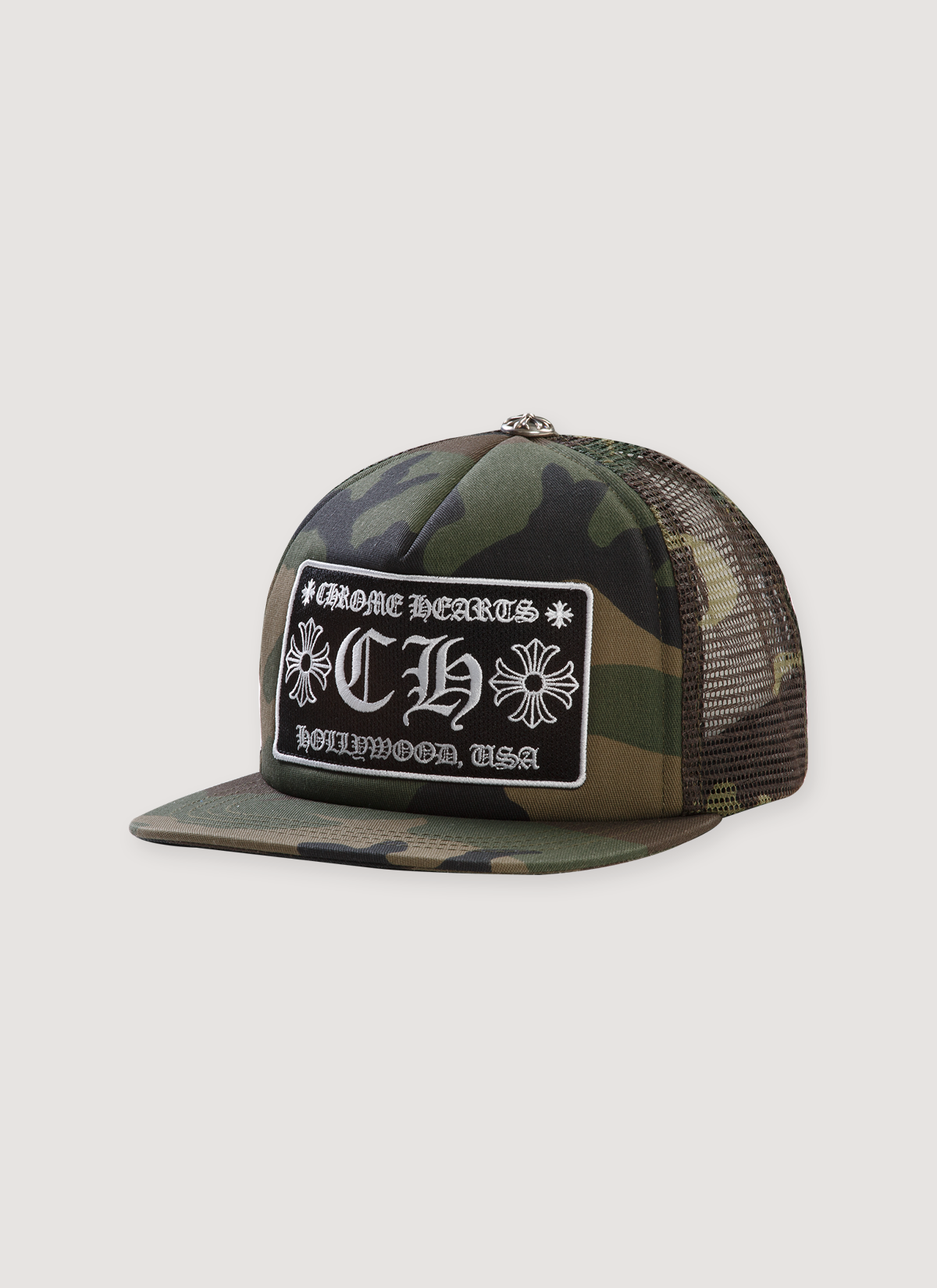 Chrome Hearts Hollywood Trucker Hat Camo – PIECES