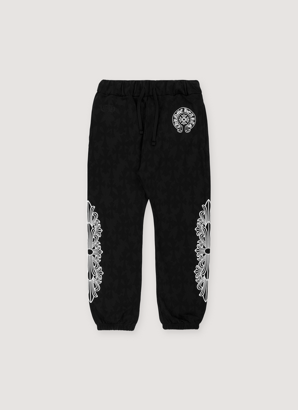 Chrome Hearts Cemetery Cross Sweatpants Black Cemetery Cross Sweatpants Black - Authenticated Sweatpants | Pieces Los Angeles