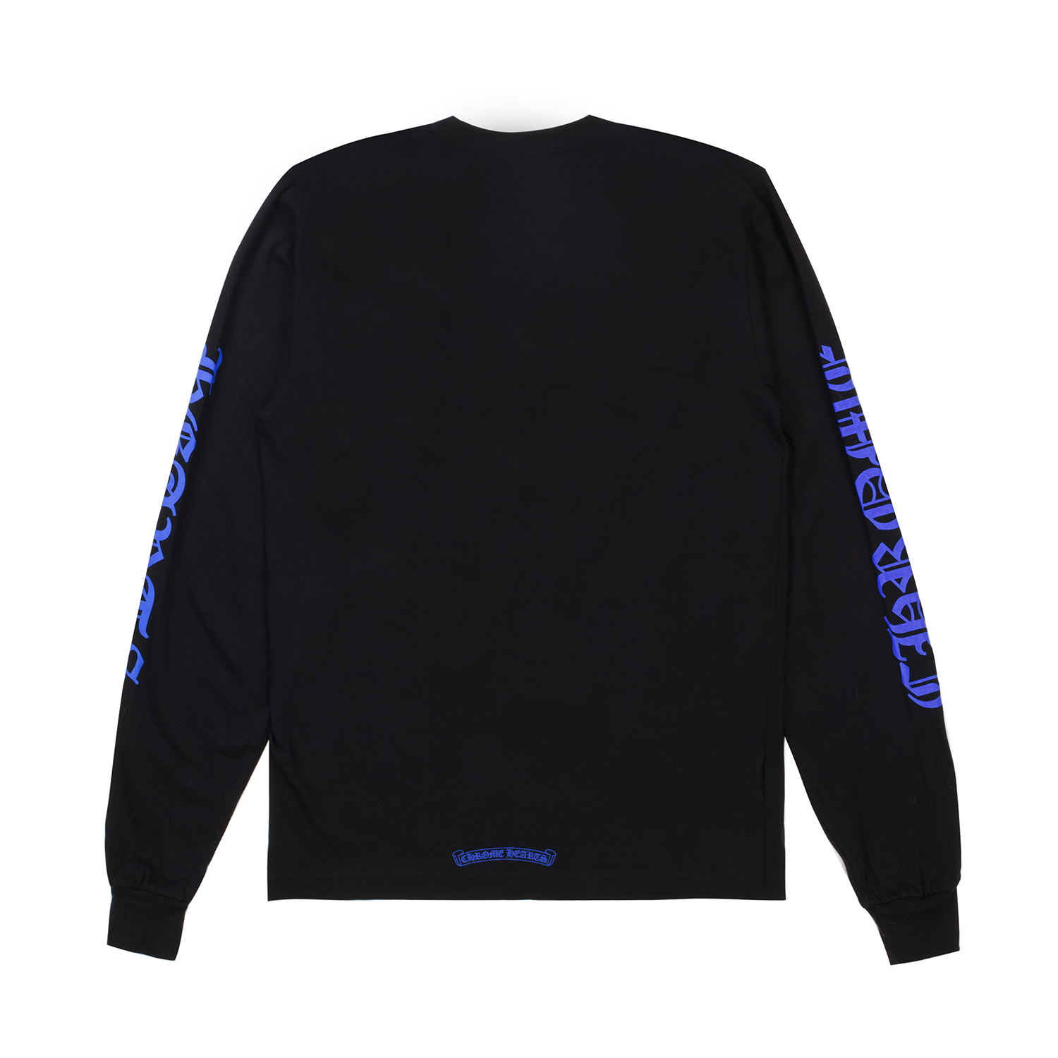 Chrome Hearts 1988 Neck Logo Longsleeve Black Blue – PIECES Chrome Hearts 1988 Neck Logo Longsleeve Black Blue – PIECES