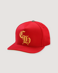 Chrome Hearts CH Baseball Hat Red Gold