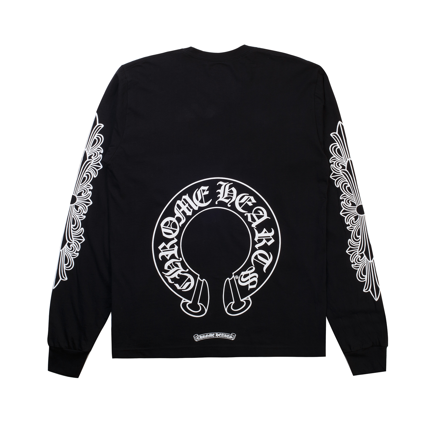 Chrome Hearts Horseshoe Floral Longsleeve Black White – PIECES Chrome Hearts Horseshoe Floral Longsleeve Black White – PIECES