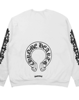 Chrome Hearts Horseshoe Crewneck White