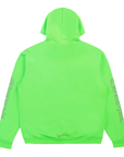 Chrome Hearts Glitter Vertical Logo Miami Ultra Week Sweatshirt Neon Green