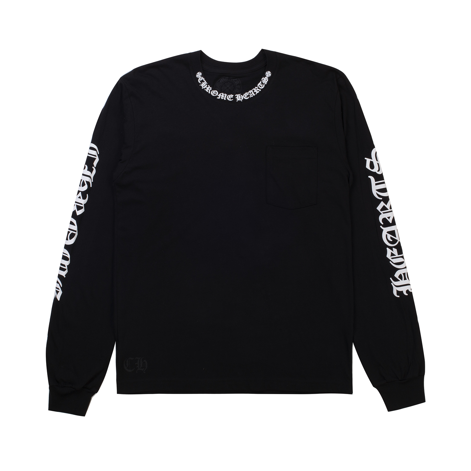Chrome Hearts Neck Logo Longsleeve Black – PIECES Chrome Hearts Neck Logo Longsleeve Black – PIECES