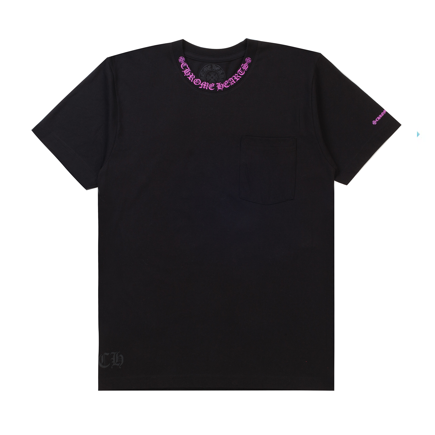 Chrome Hearts Neck Logo Tee Black Purple – PIECES Chrome Hearts Neck Logo Tee Black Purple – PIECES