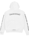 Chrome Hearts Scroll Zip Up Sweatshirt White