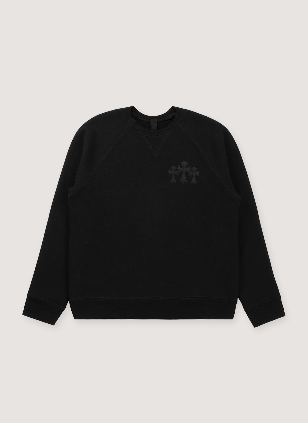 711 Cemetery Cross Crewneck Sweater Black – PIECES