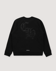 Chrome Hearts 711 Cemetery Cross Crewneck Sweater Black