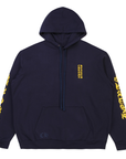 Chrome Hearts Vertical Logo Sweatshirt Navy Gold