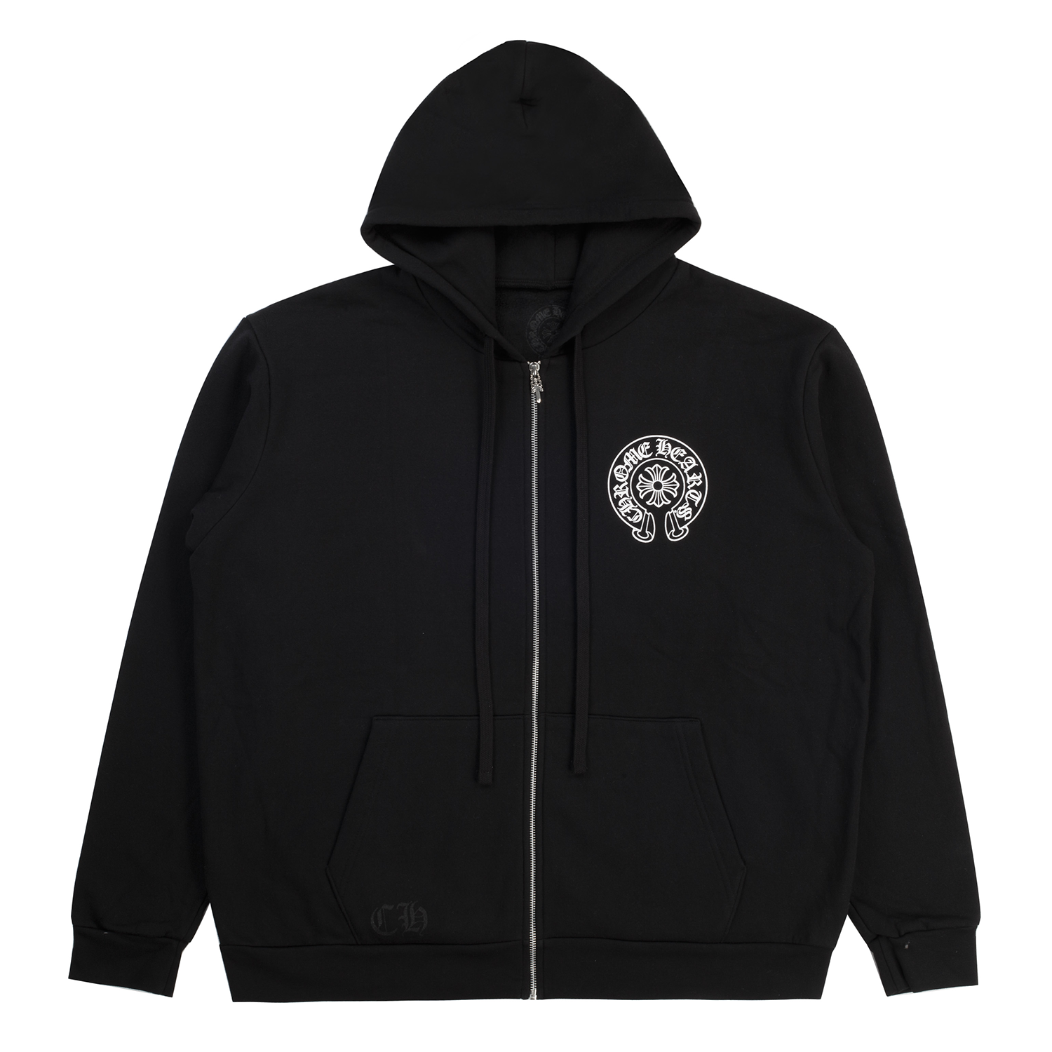 Chrome Hearts Malibu Horseshoe Zip Up Sweatshirt Black – PIECES Chrome Hearts Malibu Horseshoe Zip Up Sweatshirt Black – PIECES