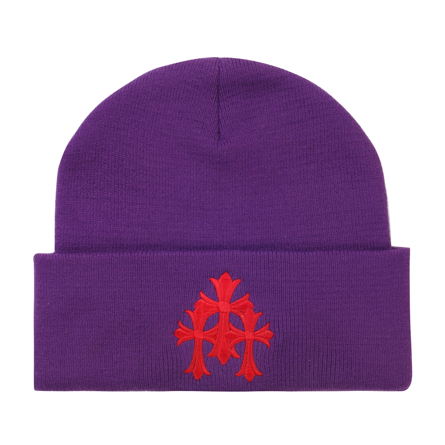 Chrome Hearts Watch Cap Beanie Purple Red (Pre-Owned) – PIECES