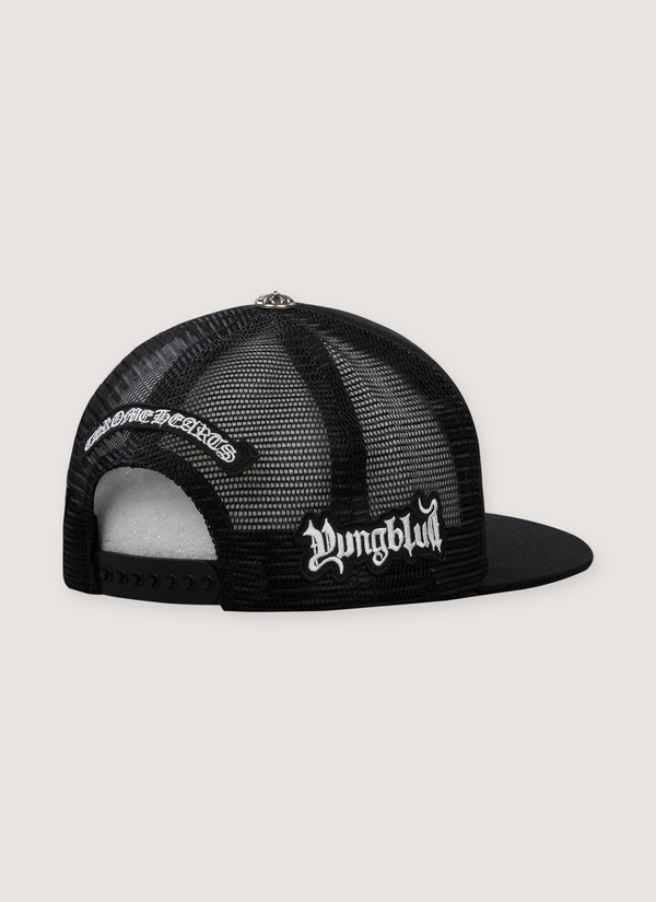 Chrome Hearts Aerosmith x Yungblood Foti Trucker Black alternate view - Shop at Pieces Los Angeles
