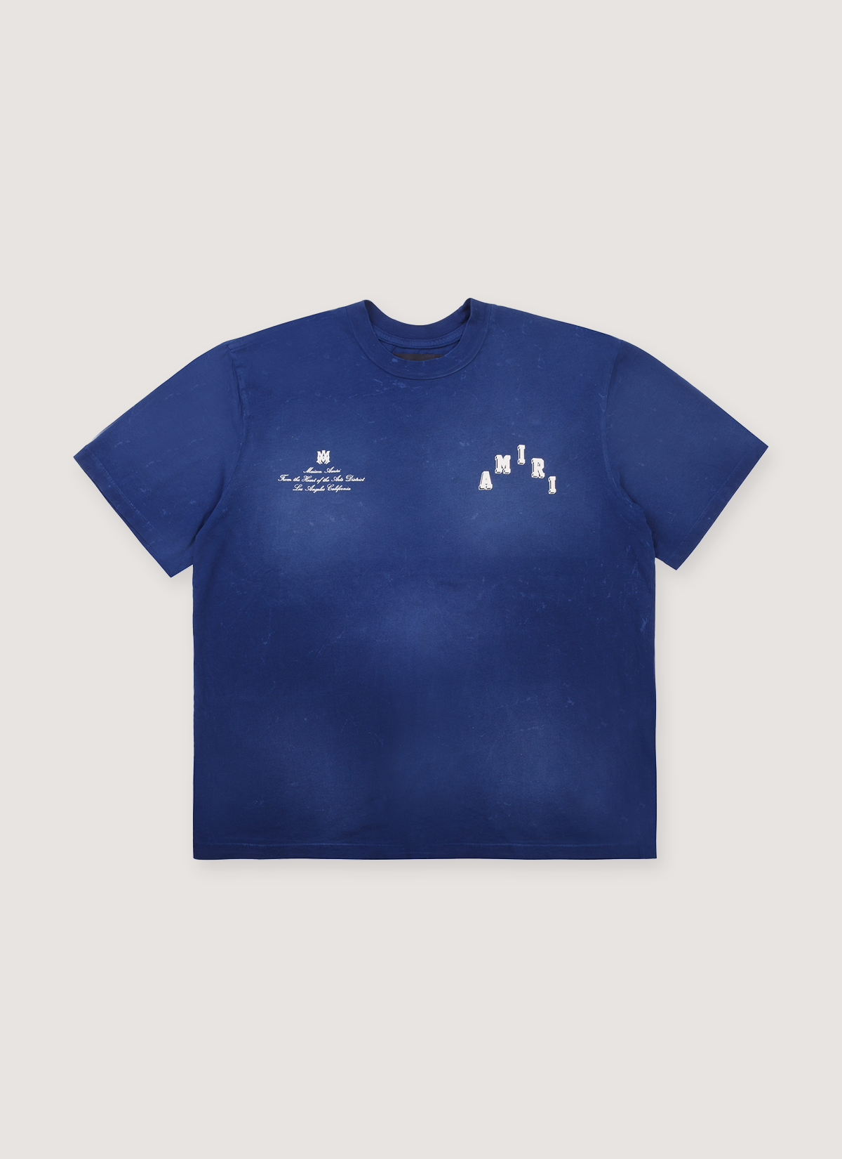Amiri Collegiate Tee Blue – PIECES
