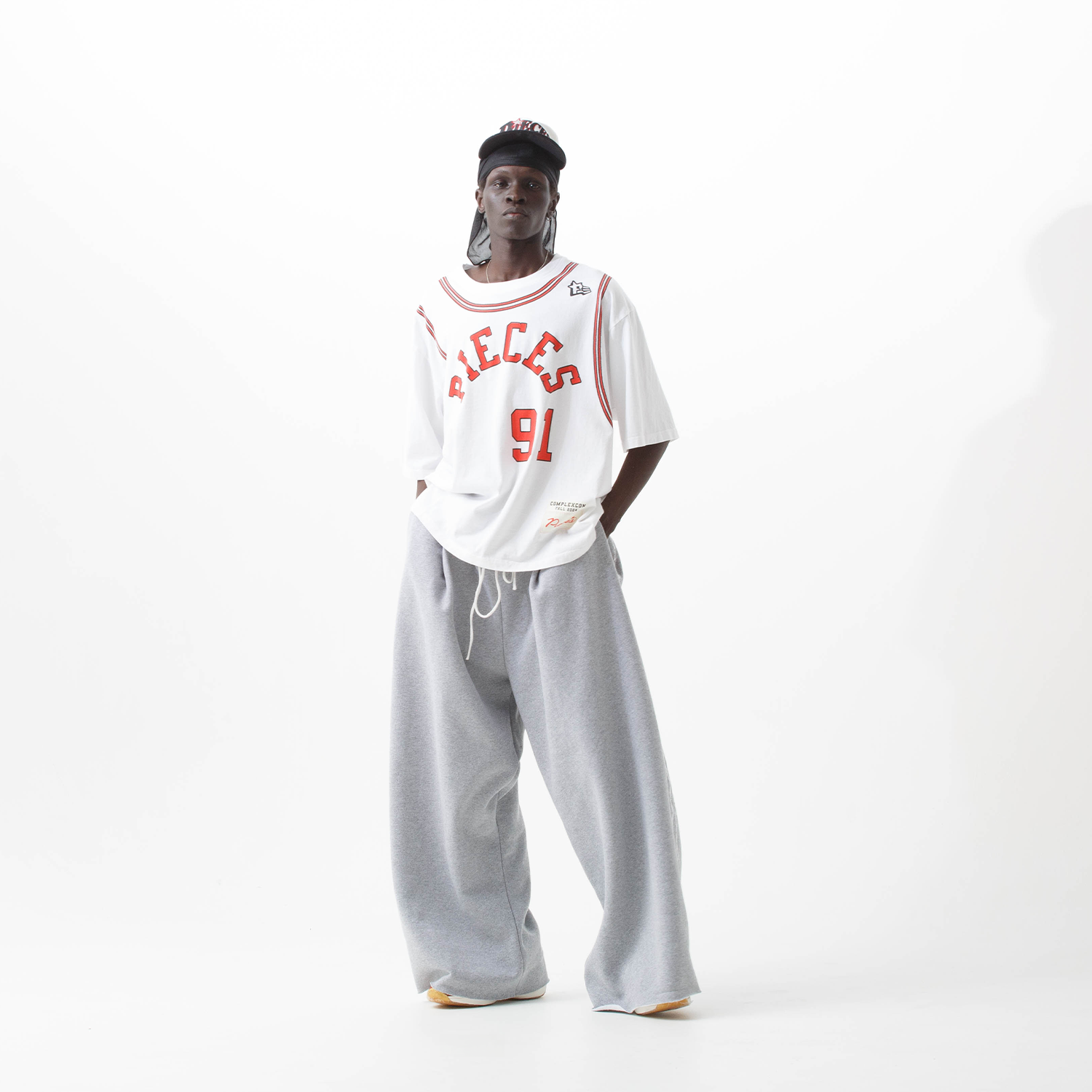 PLEATED PANT - GREY
