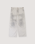 Balenciaga Convertible Distressed Cargo Trouser Dirty White