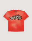 Hellstar Crack Logo Tee Red