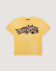 Hellstar Crack Logo Tee Yellow