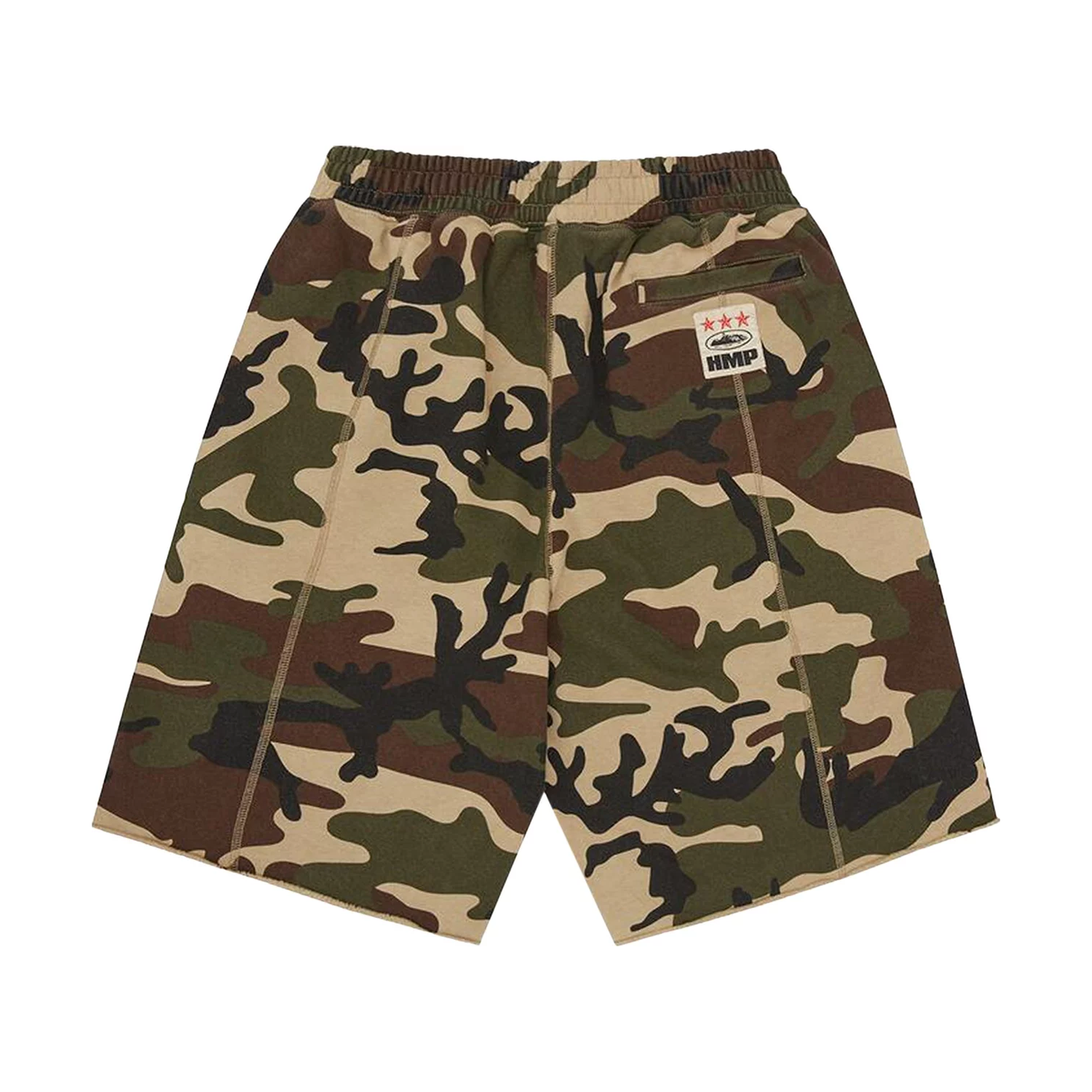 Corteiz HMP Raw Hem Shorts Camo