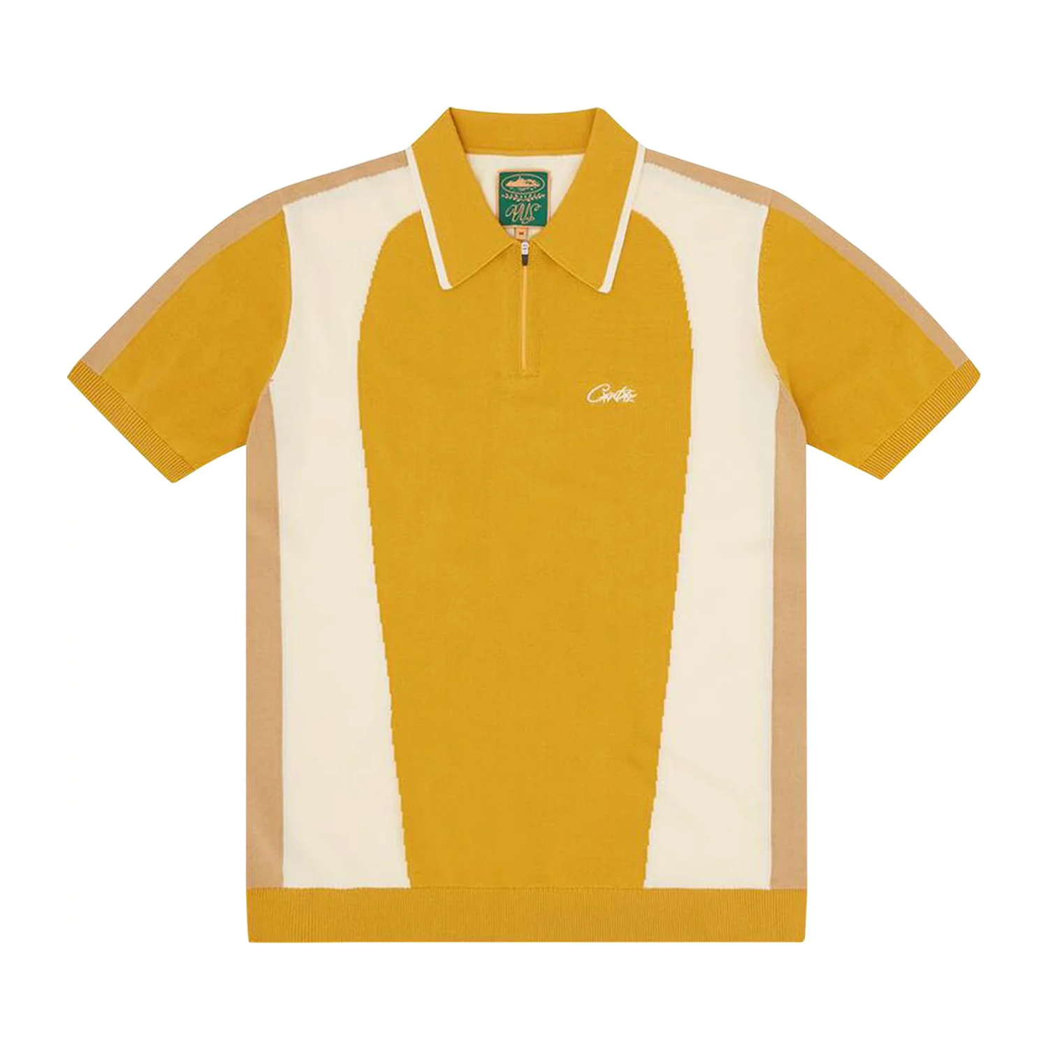 Corteiz Soprano Knit Polo Mustard
