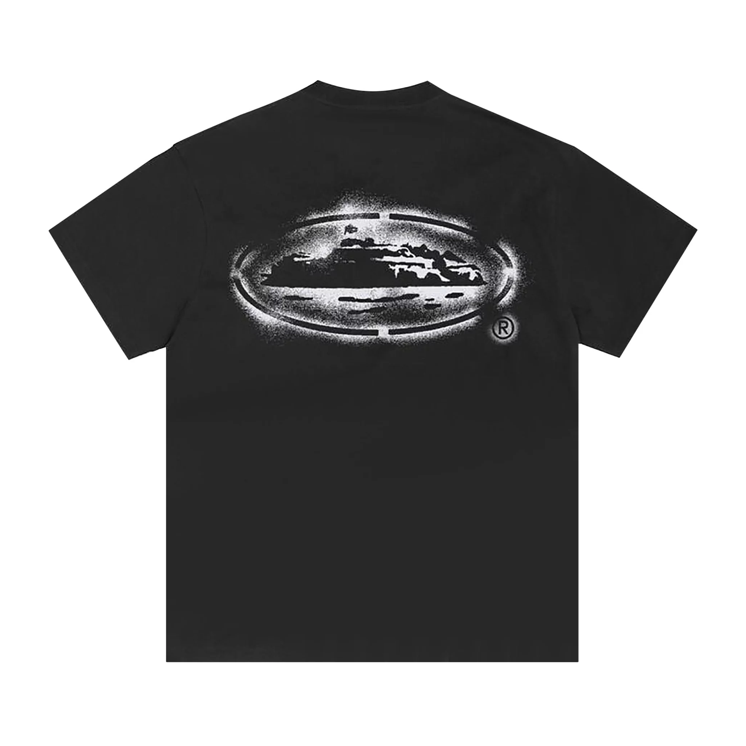 Corteiz Island Stencil Tee Black