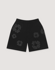 Denim Tears Mono Wreath Sweatshorts Black