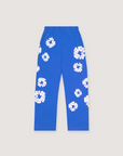 Denim Tears Cotton Wreath Open Hem Sweatpants Blue