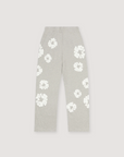 Denim Tears Cotton Wreath Open Hem Sweatpants Grey