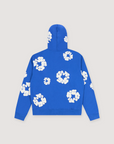 Denim Tears Cotton Wreath Zip Up Sweatshirt Blue