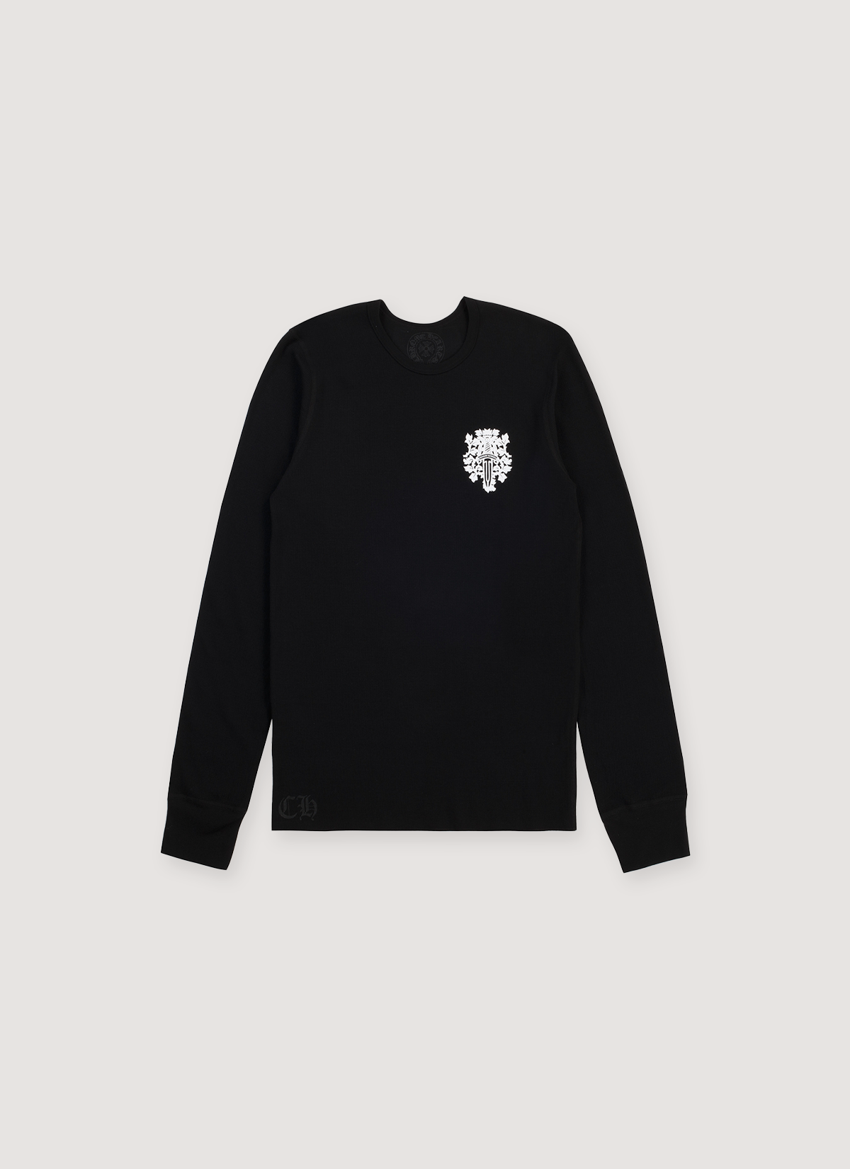 トップス Chrome Hearts Dagger Thermal Long Tee M chrome-hearts-dagger-grey-