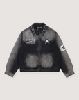 Boredom Kills BK Jean Jacket Washed Black