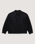 Balenciaga Hand Drawn BB Icon Denim Jacket Black