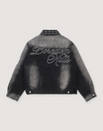 Boredom Kills BK Jean Jacket Washed Black