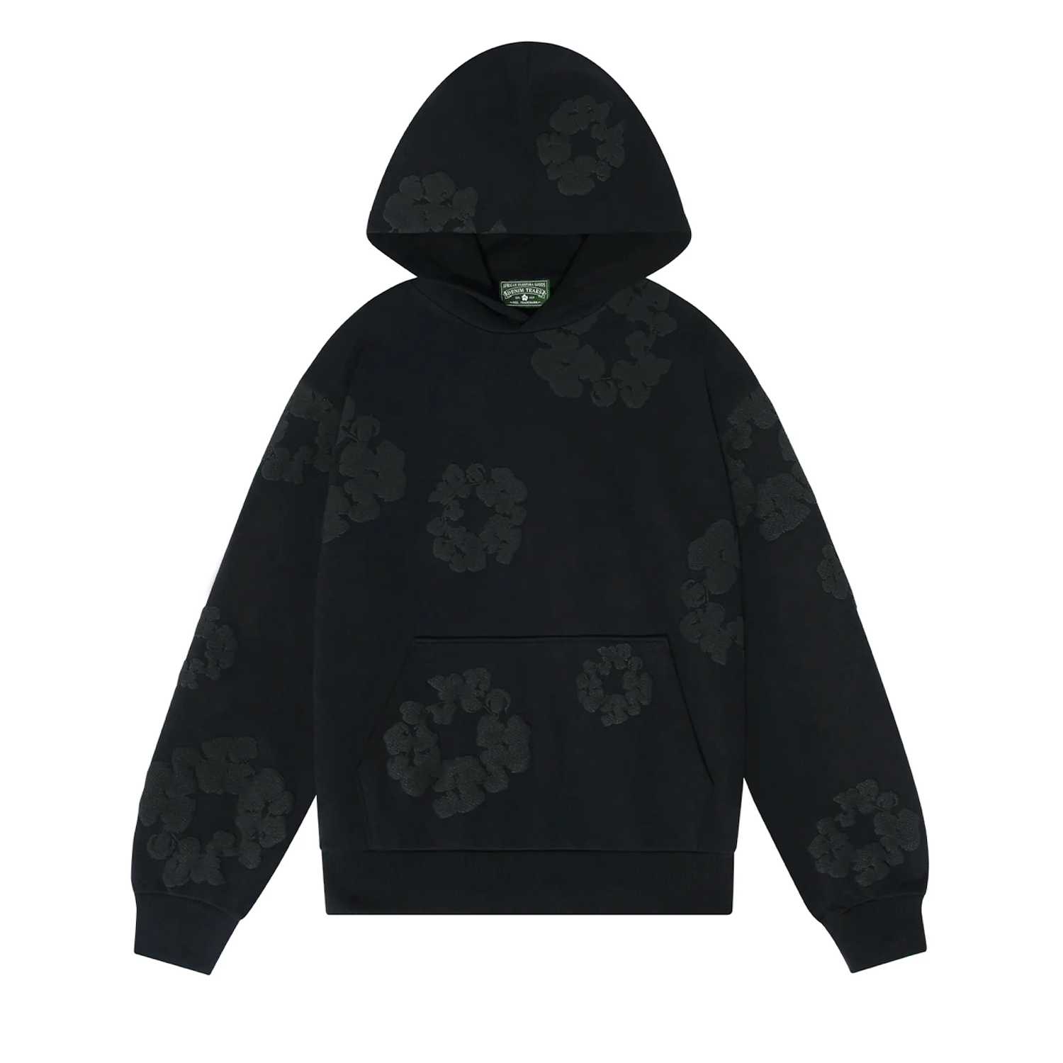 Denim Tears Cotton Wreath Sweatshirt Black Monochrome – PIECES Denim Tears Cotton Wreath Sweatshirt Black Monochrome – PIECES
