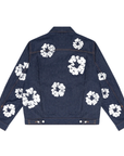 Denim Tears Cotton Wreath Denim Jacket Raw Indigo