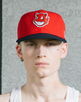 Pieces God vs Devil Baseball Cap Red Navy
