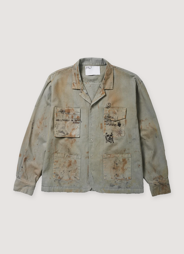 Paly Hollywood Dirt Shirt Grey Dirt Shirt Grey - Authenticated Shirts | Pieces Los Angeles